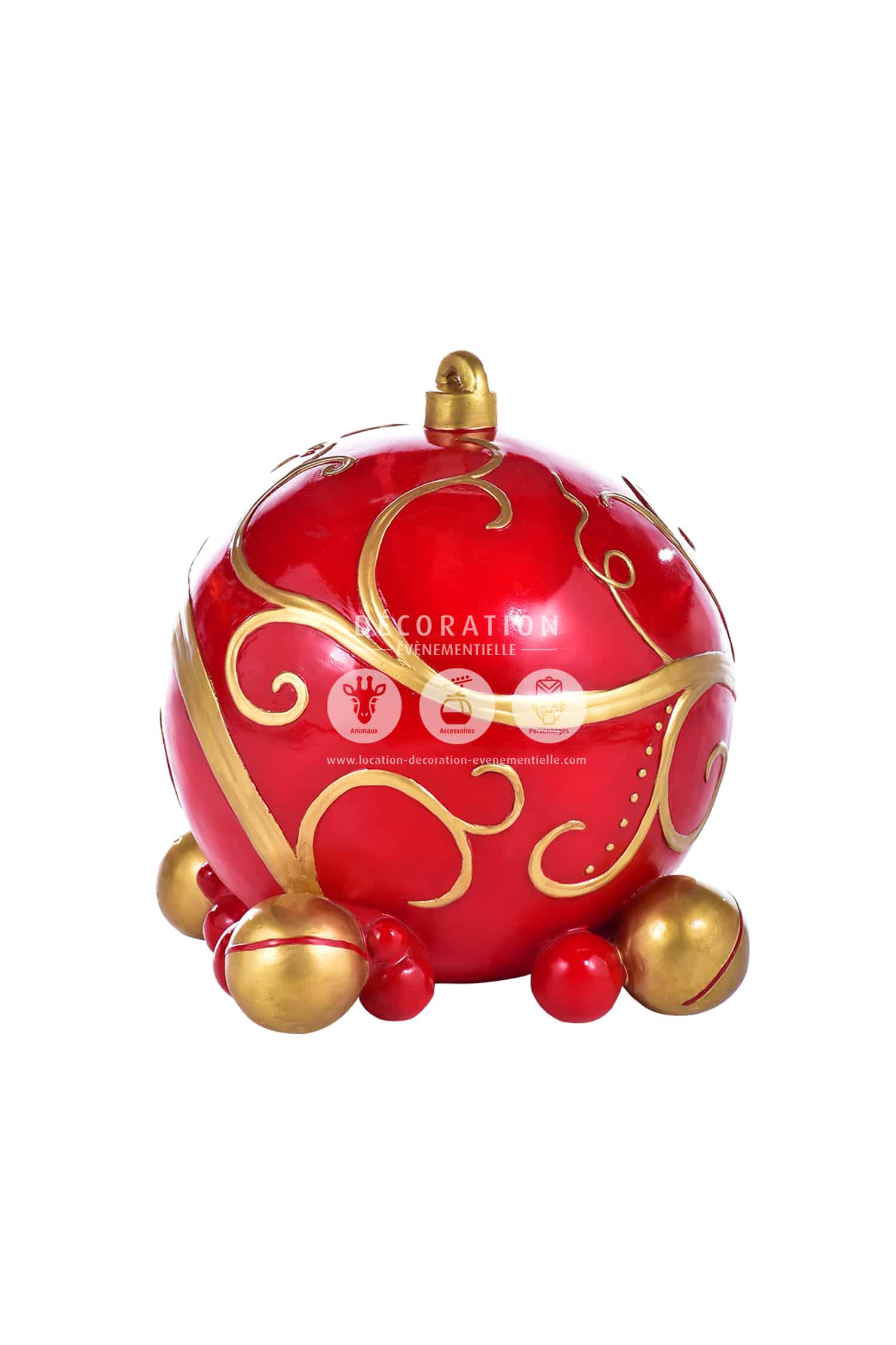 Boules De Noël Rouges Et Vertes - 12 Pièces, 5 Cm, Avec Corde, Pour Décoration De Sapin Et Déco Festive - 3