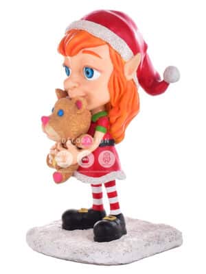 Lutin Fille avec Ours – Image 2