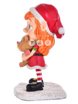 Lutin Fille avec Ours – Image 3